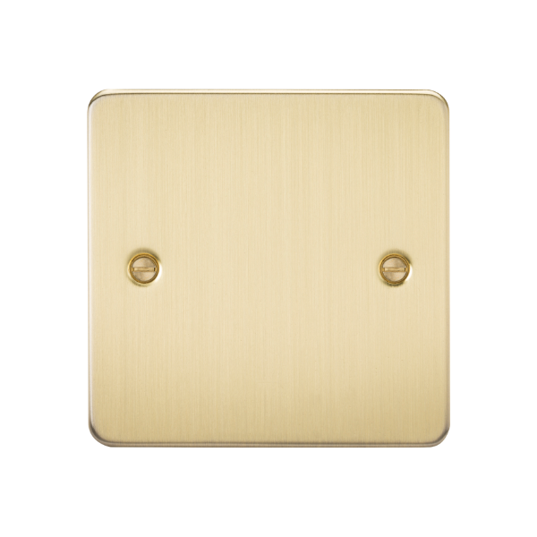 Brushed Brass 1G Blanking Plate - FP8350BB image 0