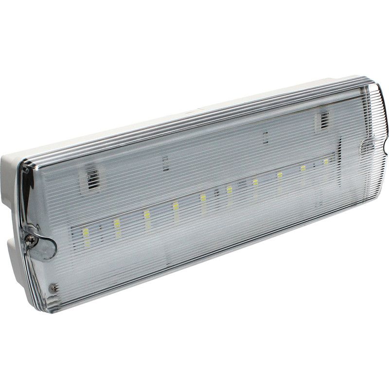 4w LED Emergency Slim Bulkhead image 0