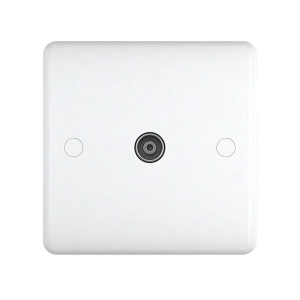 1 Gang TV Coaxial Outlet ST42W image 0