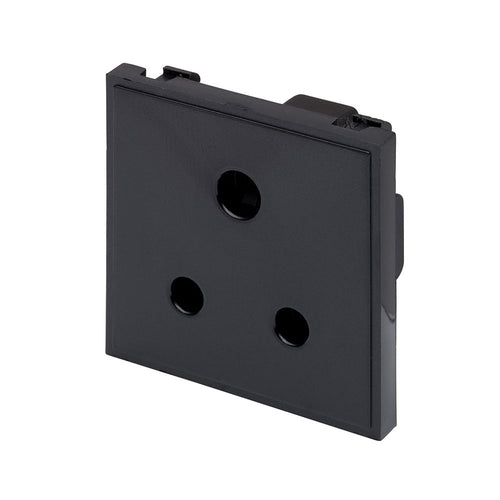 5A Socket Euro Module - Black - IN058B image 0