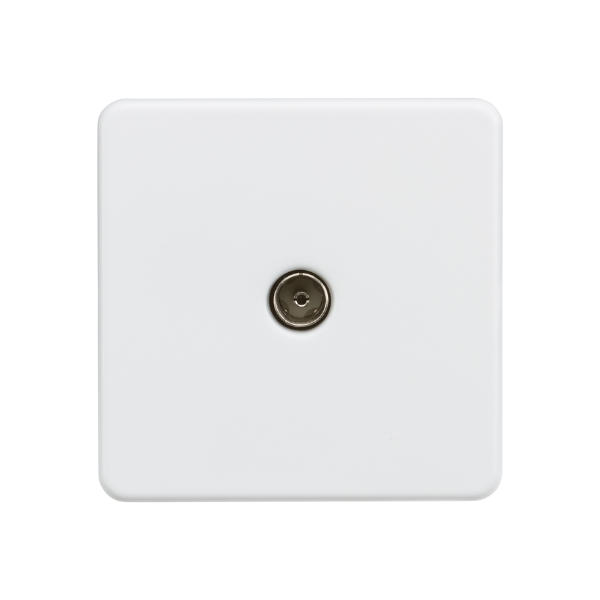 Matt White TV Outlet (Non-Isolated) - SF0100MW image 0