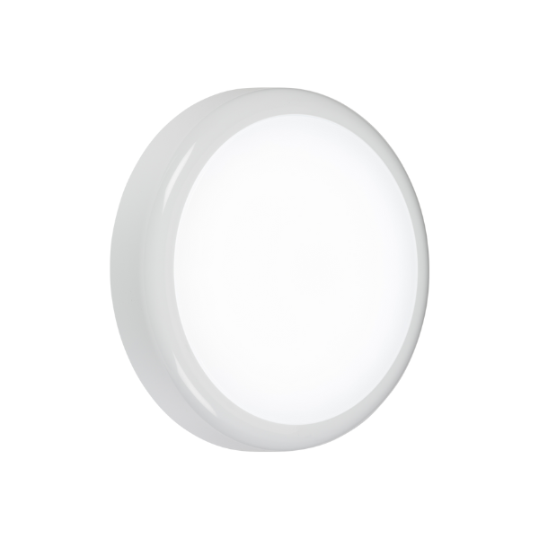 LED Bulkhead with Emergency 230V IP65 9W CCT Adjustable - BT9ACTEM image 0