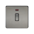 Black Nickel 20A 1G DP Switch with Neon - SF8341NBN image 0