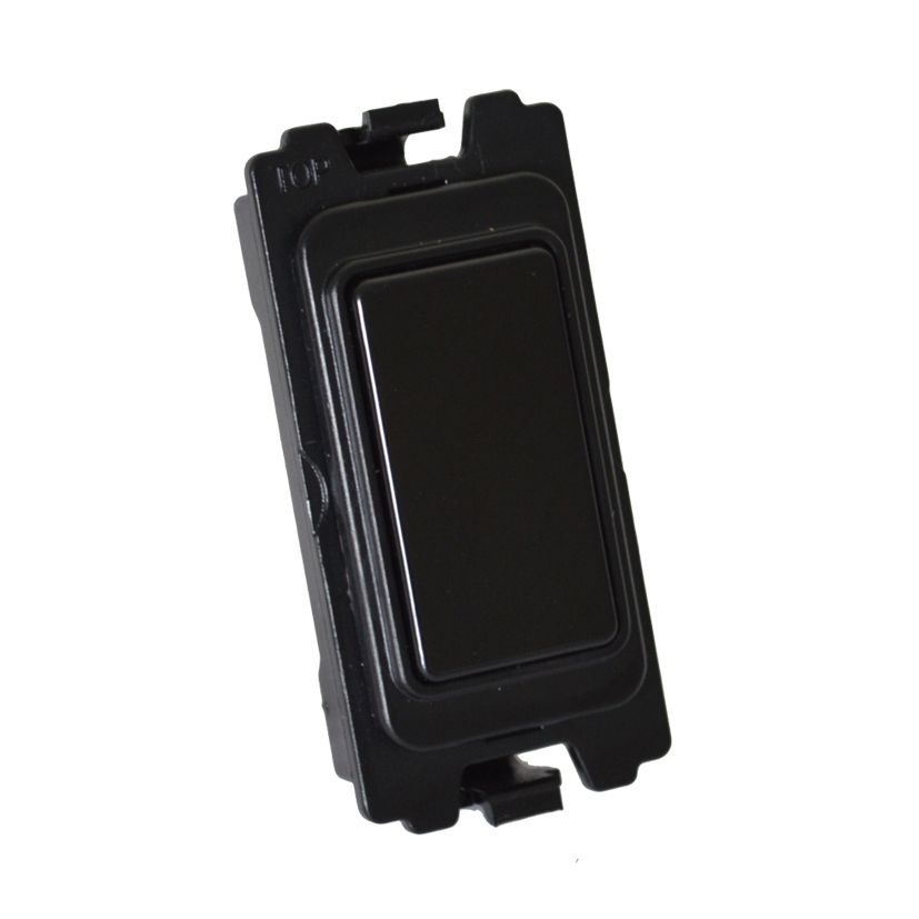 Blank Black Grid Switch - BK49B image 0