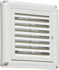 100mm/4 inch Extractor Fan Grille with Fly Screen - White - EX009W image 0