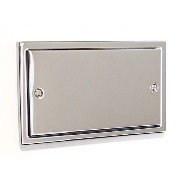 Regency Polished Chrome Double Blanking Plate R50PCW image 0