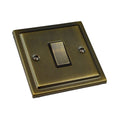 Antique Brass 1 Gang Intermediate Switch R05AB image 0