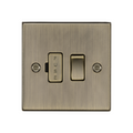 Antique Brass 13A Switched Fused Spur Unit - CS63AB image 0