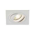 Ambar Single Tilt Square Downlight White - AMA1TSW image 0