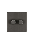 Smoked Bronze 2G 2-way 10-200W (5-150W LED) Intelligent dimmer - SF2192SB image 0