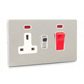 45A Cooker Switch with Socket - SG41PCW image 0