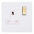 Varilight 1-Gang 13A Double Pole Switched Socket - XDY4VWS.PD image 0
