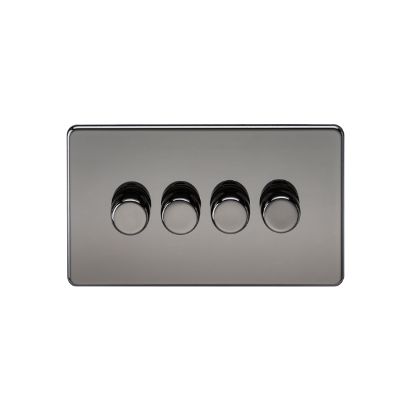 Black Nickel 4G 2-way 10-200W (5-150W LED) Intelligent dimmer - SF2194BN image 0