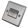 Brushed Steel Fan Isolator Switch - W53BSG image 0