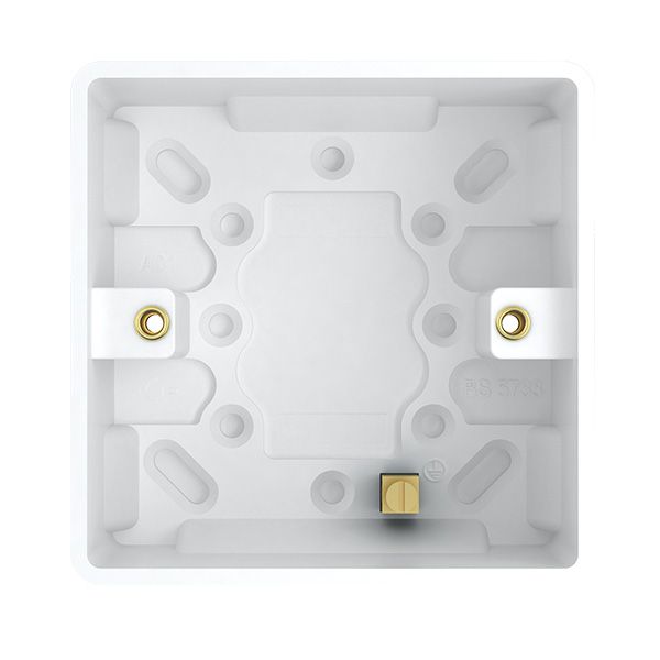 25mm Single Surface Mounted Back Box - VUEP850 image 0