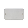 2 Gang Blank Plate - Metal Clad MC50 image 0