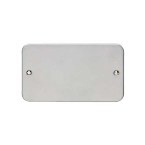 2 Gang Blank Plate - Metal Clad MC50 image 0