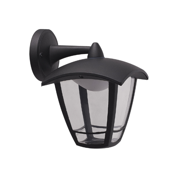 TORO 230V IP44 8W LED Coach Lantern with Adjustable CCT TORODO - Black image 0