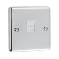 Polished Chrome Telephone BT Slave Socket - W44PCW image 0