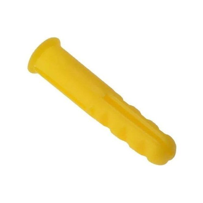 Yellow Wall Plugs 5mm boxes of 100 image 0