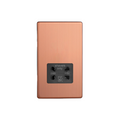 Brushed Copper Urban Screwless Dual Voltage Shaver Socket 230V/115V XDYSSBS.BC image 0