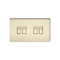 Polished Brass 10AX 4G 2-way Switch - SF4100PB image 0