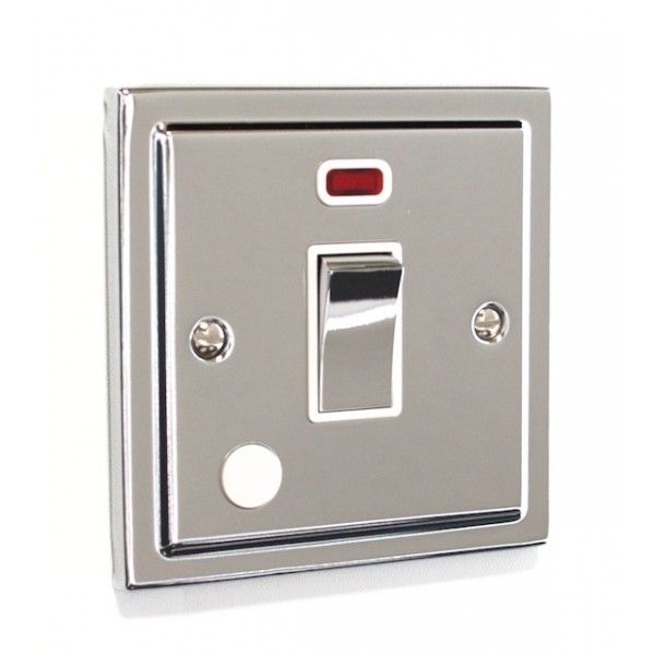 Regency Polished Chrome 20A Double Pole Switch R37PCW image 0
