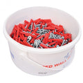 Red Wall Plugs & Screws - Trade Tub image 0
