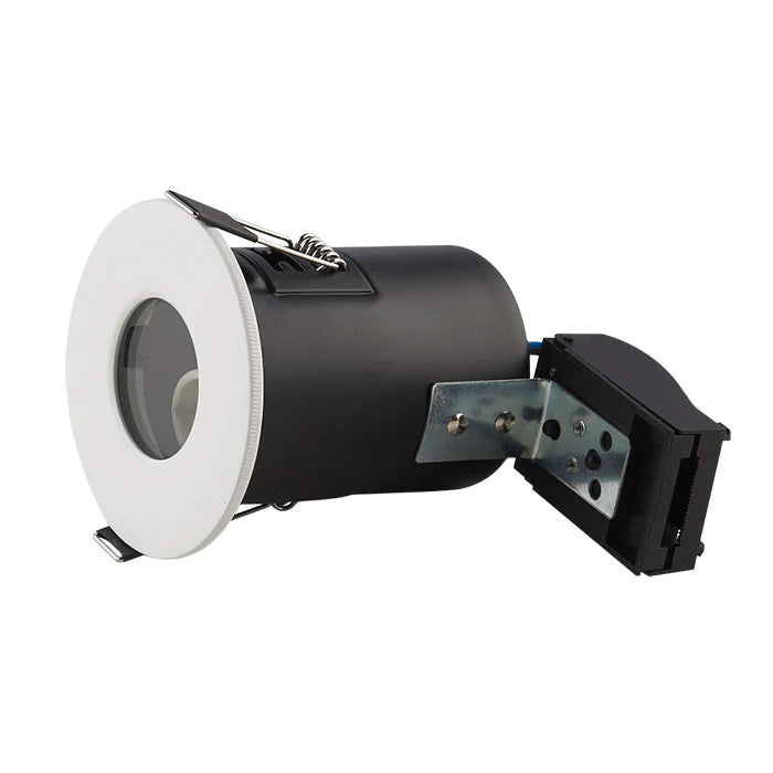 White - IP65 Shower Bathroom GU10 Downlight Fire Rated - VUEP560 image 0