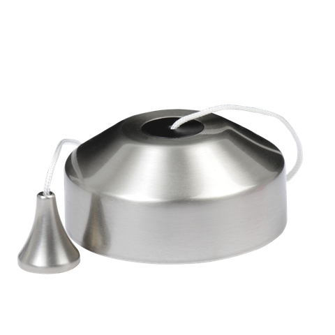Knightsbridge Brushed Chrome 10a 2 Way Pull Cord - 8300BC image 0