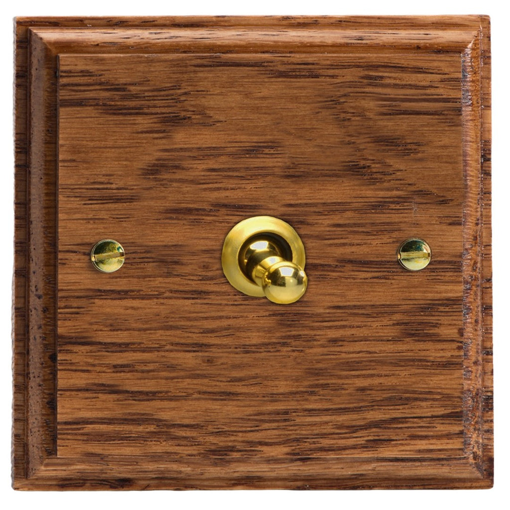 Varilight Kilnwood 1-Gang 10A Intermediate Toggle Switch - XKT7MO image 0