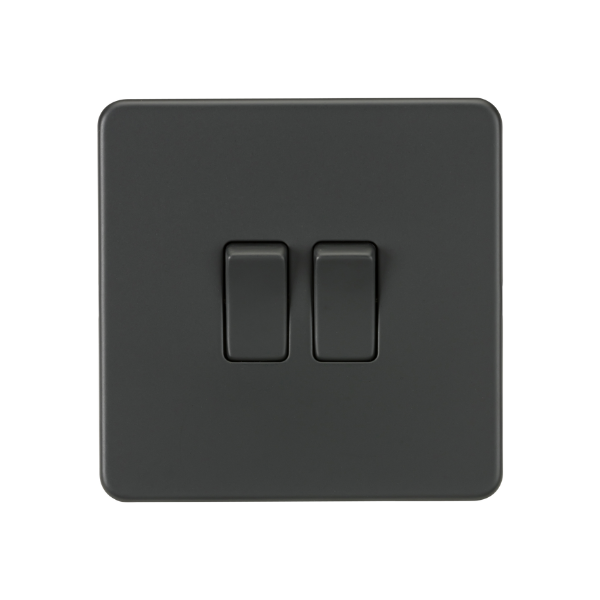 Anthracite 10AX 2G 2-way Switch - SF3000AT image 0