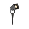 230V IP65 GU10 Square Spike Light - Black - GUSPIKES image 0