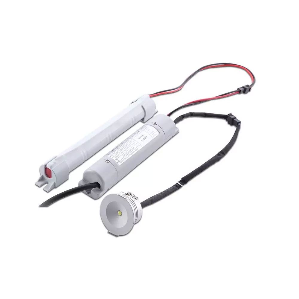 V-TAC 8274 3 Watt Recessed Emergency Spotlight Non Maintained image 0