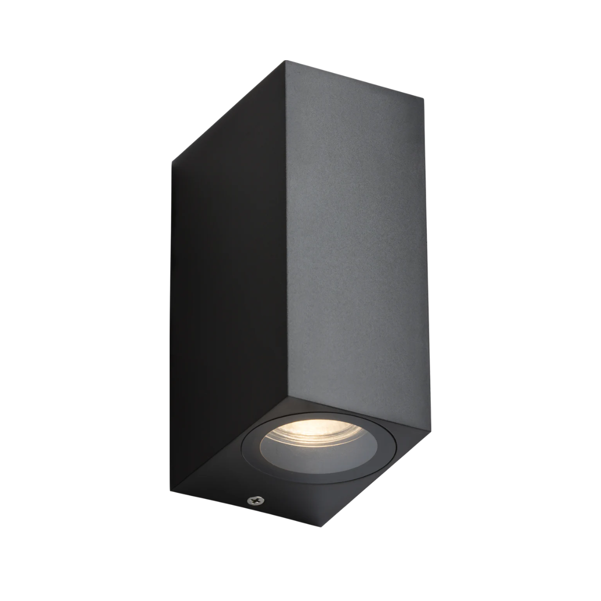 ALANA - 230V IP65 GU10 Polycarbonate Up/Down Wall light - Black - ALS2BK