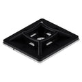 Adhesive Base for Cable Ties Black 25mm -  100PCS