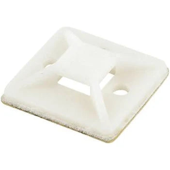 Adhesive Base for Cable Ties Natural 25mm - 100PCS
