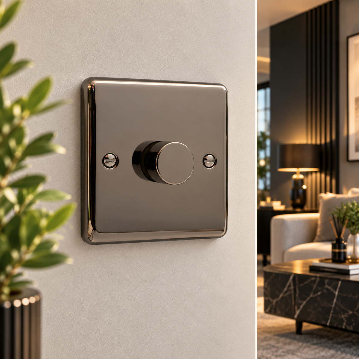 Definition 1 Gang 250W Dimmer Switch D10BN