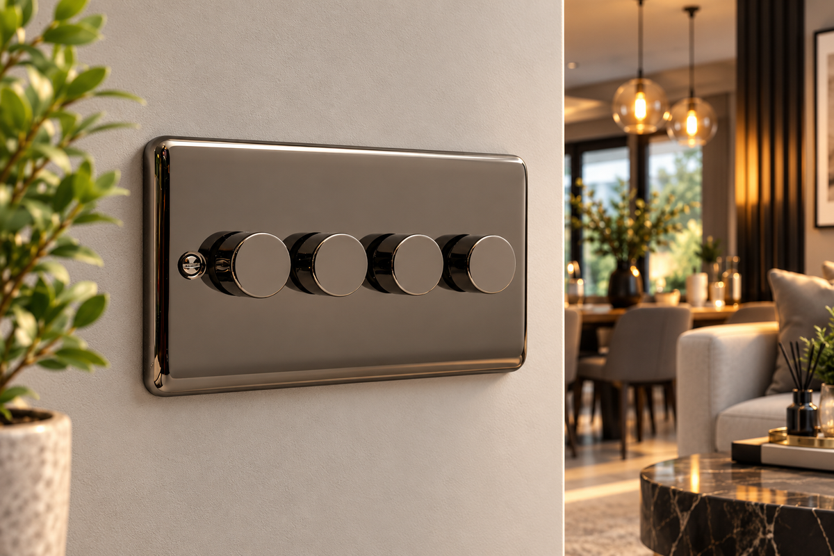 Definition 4 Gang 250W Dimmer Switch D13BN