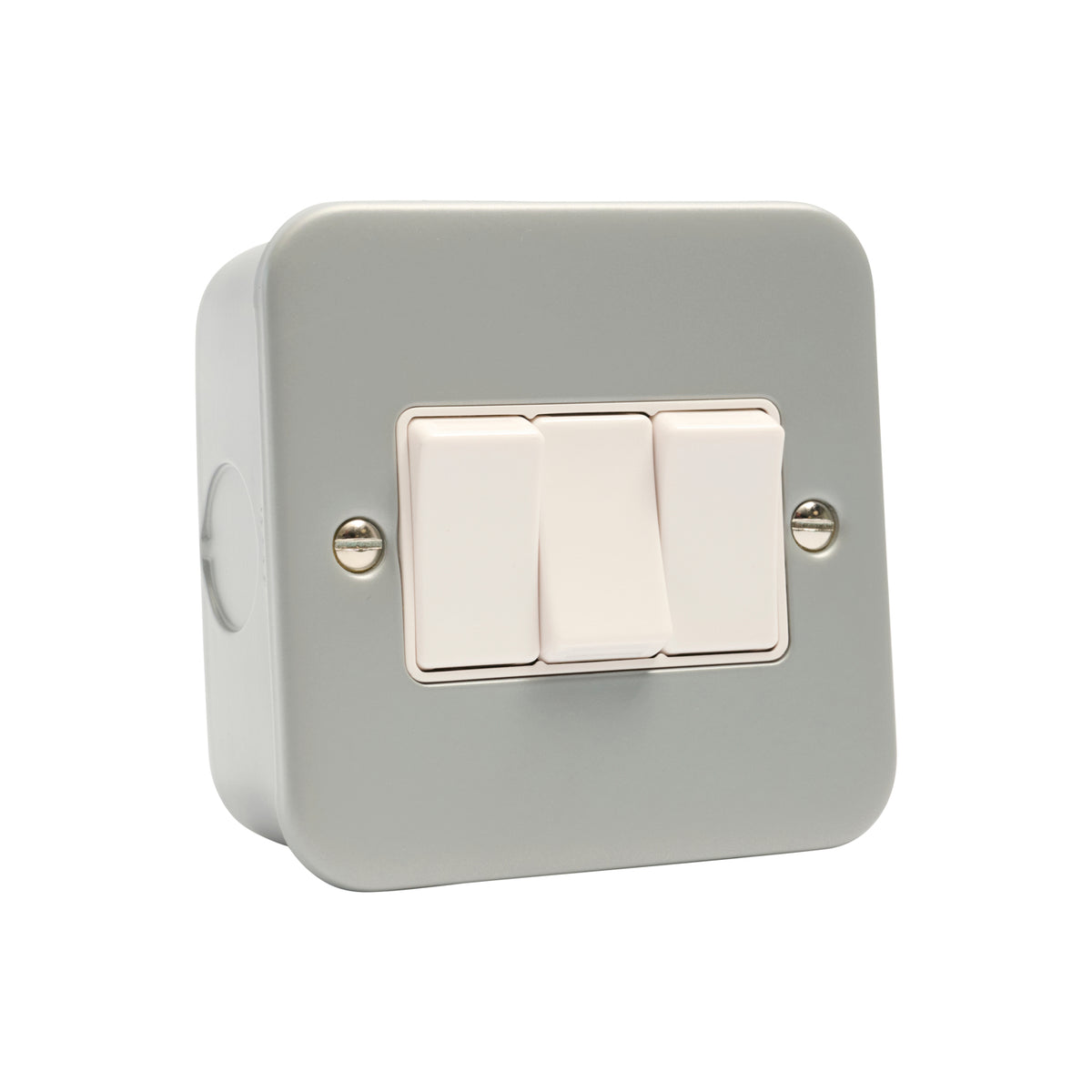 3 Gang 10a Switch - Metal Clad MC03