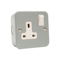 1 Gang 13a Socket - Metal Clad MC06