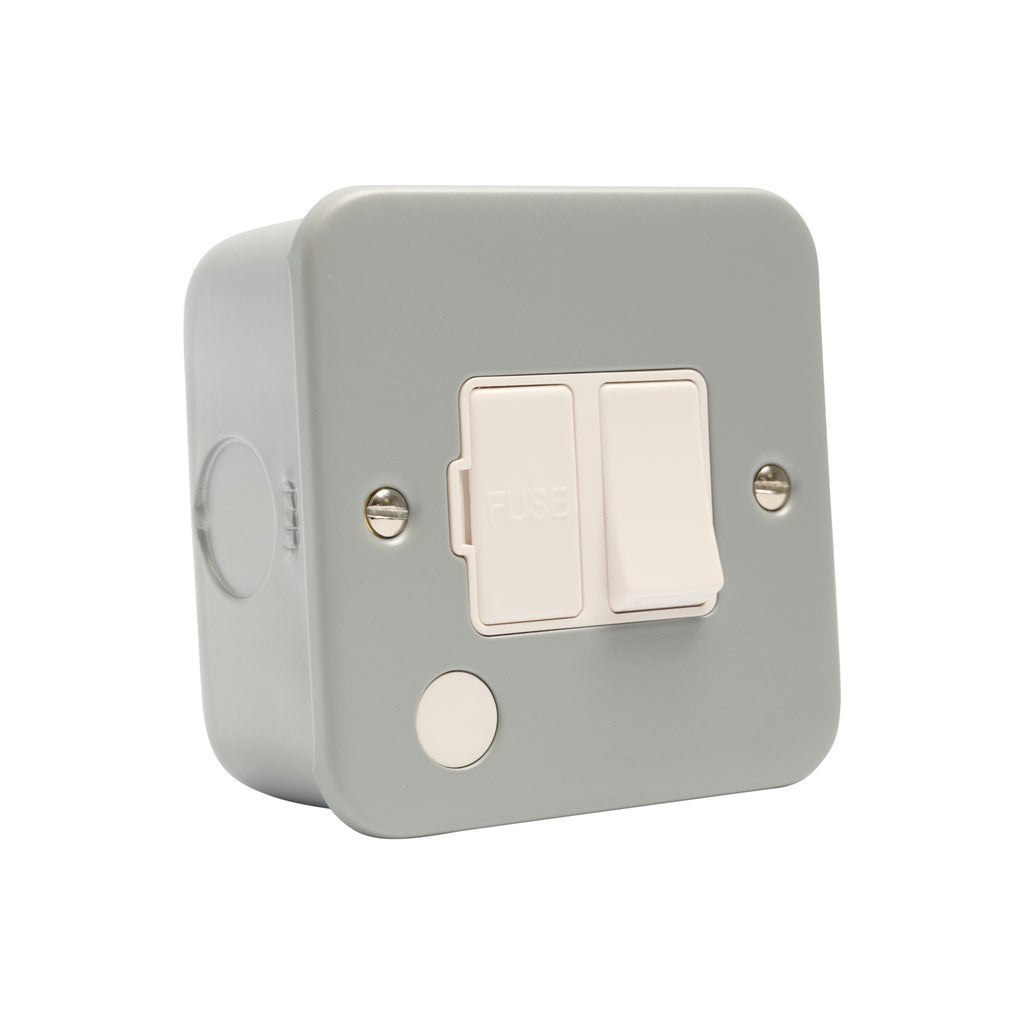 13a Switched Fuse Spur without Neon - Metal Clad MC38