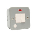 13a Switched Fuse Spur with Neon - Metal Clad MC39