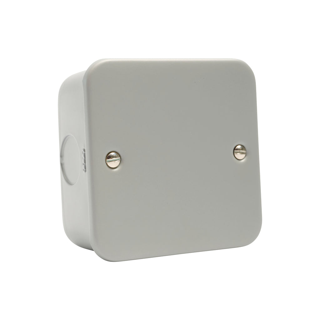 1 Gang Blank Plate - Metal Clad MC49
