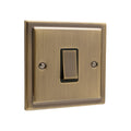 Regency Antique Brass 1 Gang Intermediate Switch R05AB