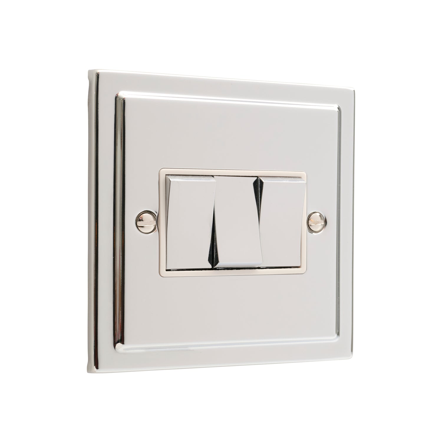 Regency Polished Chrome 3 Gang Treble 10a Light Switch R03PCW
