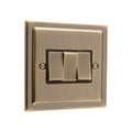 Regency Antique Brass 3 Gang Treble 10a Light Switch R03AB