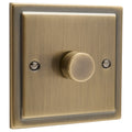 Regency Antique Brass 1 Gang Intelligent 250W Dimmer Switch R10AB-IN25