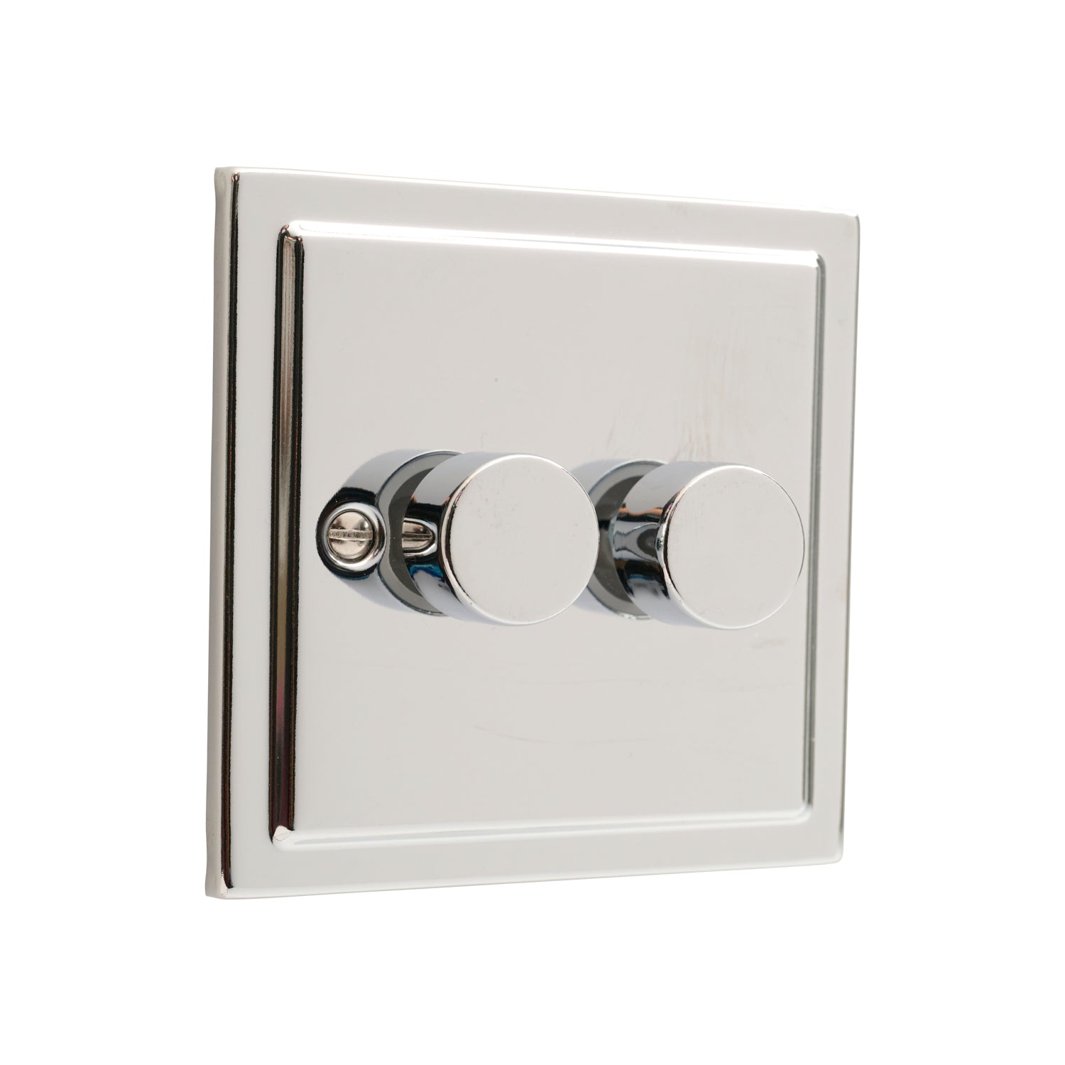 Regency Polished Chrome 2 Gang 400W Dimmer Switch R23PCW