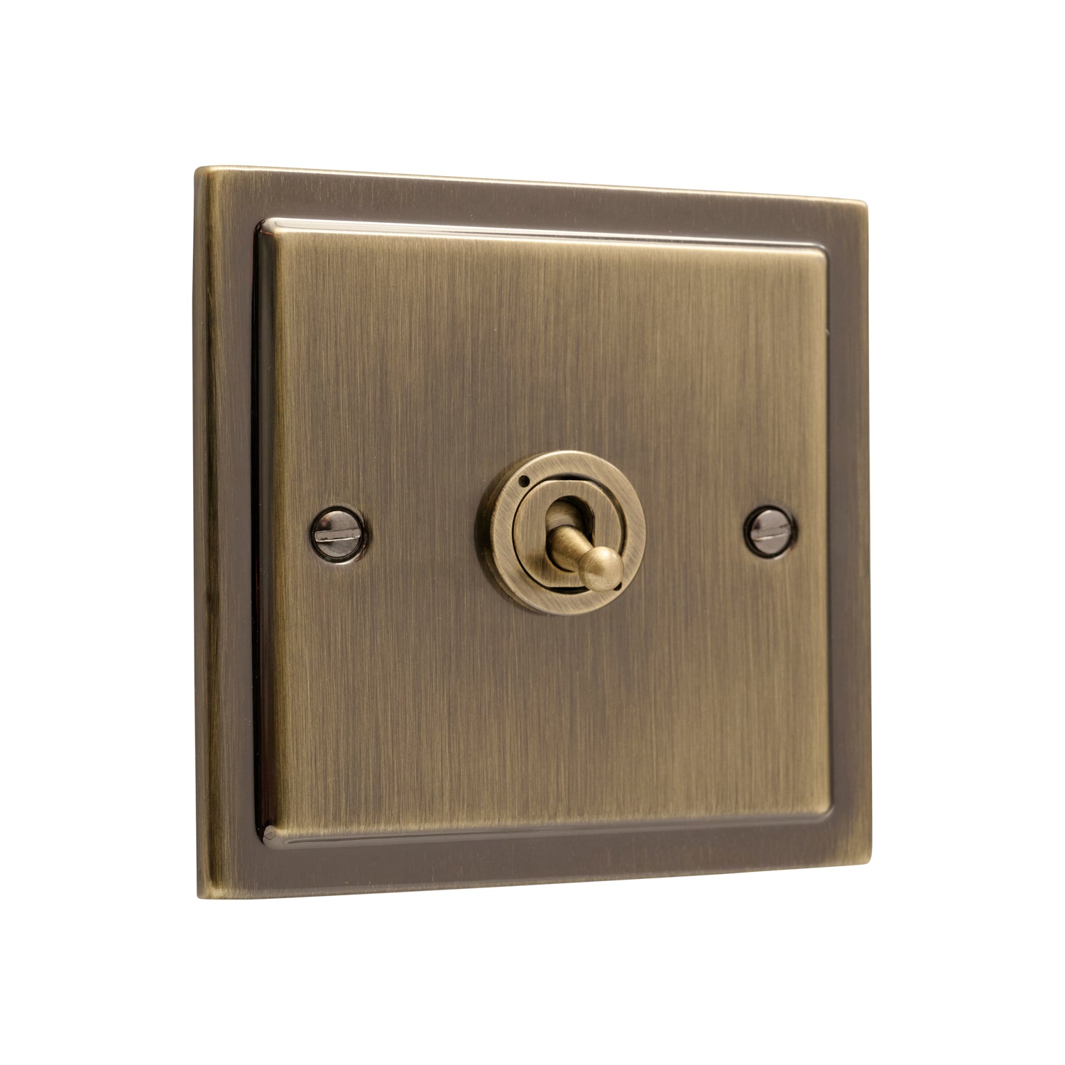 Regency Antique Brass 1 Gang 20AX Toggle Switch - R34AB